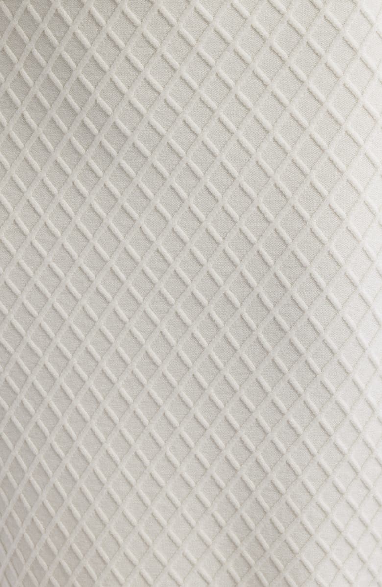 Anne Klein Diamond Stitch Sweater Skirt, Alternate, color, White Dove