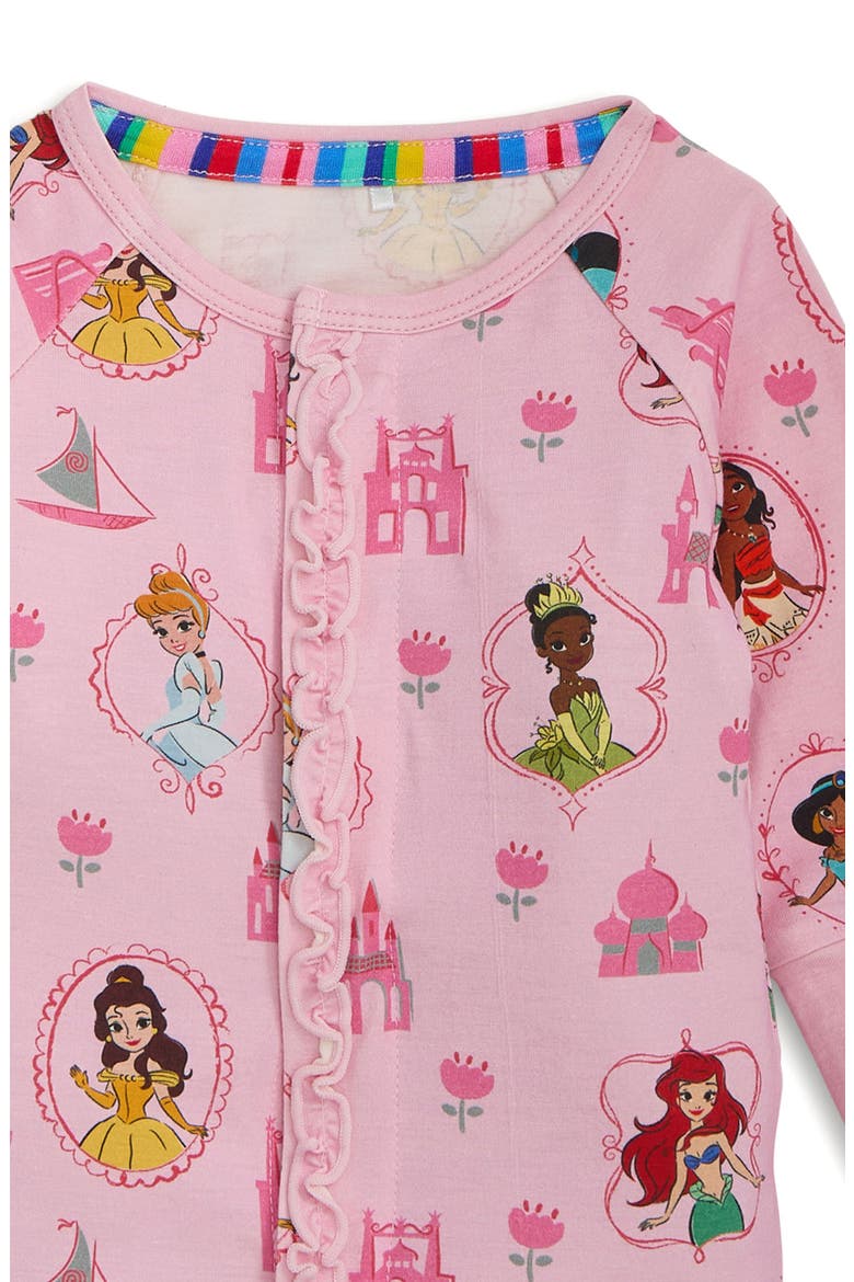 Princess Royal Radiance Ruffle Magnetic Convertible Footie, Alternate, color, PRINCESS ROYAL RADIANCE