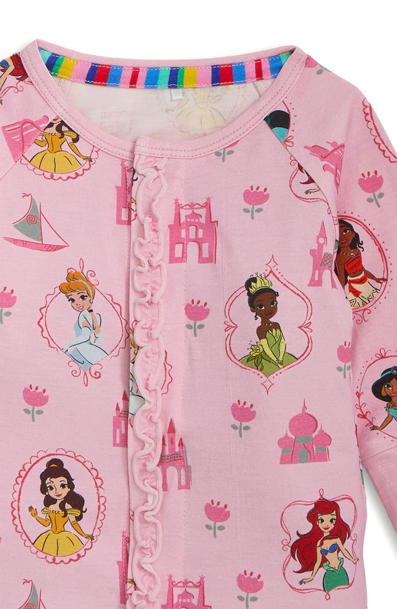 Magnetic Me Princess Royal Radiance Ruffle Magnetic Convertible Footie, Alternate, color, Princess Royal Radiance