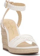 Jessica Simpson Talise Ankle Strap Espadrille Platform Wedge Sandal