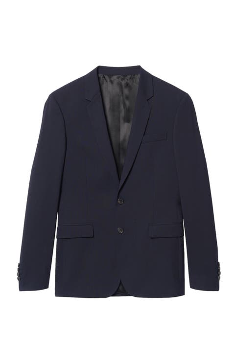 Classic wool suit jacket