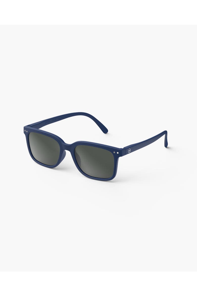 #L 54mm Rectangular Sunglasses, Alternate, color, Navy Blue