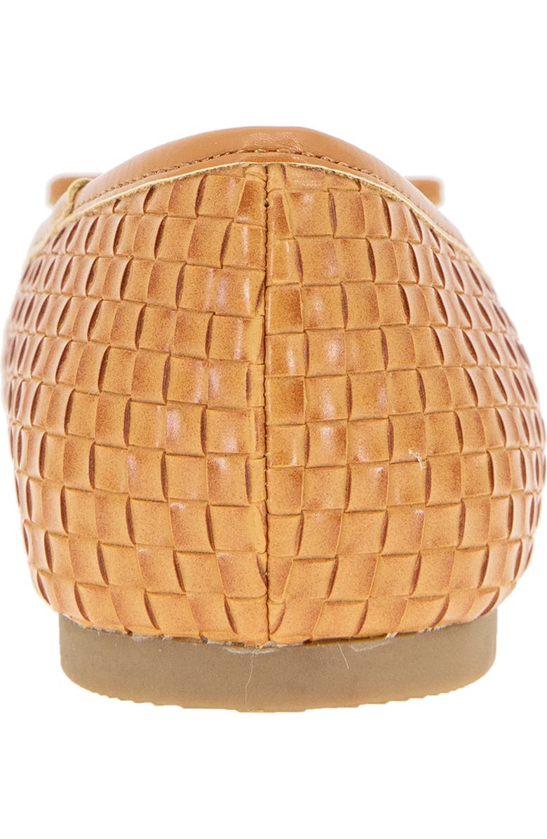 Reaction Kenneth Cole Elstree Ballet Flat, Alternate, color, Tan Woven