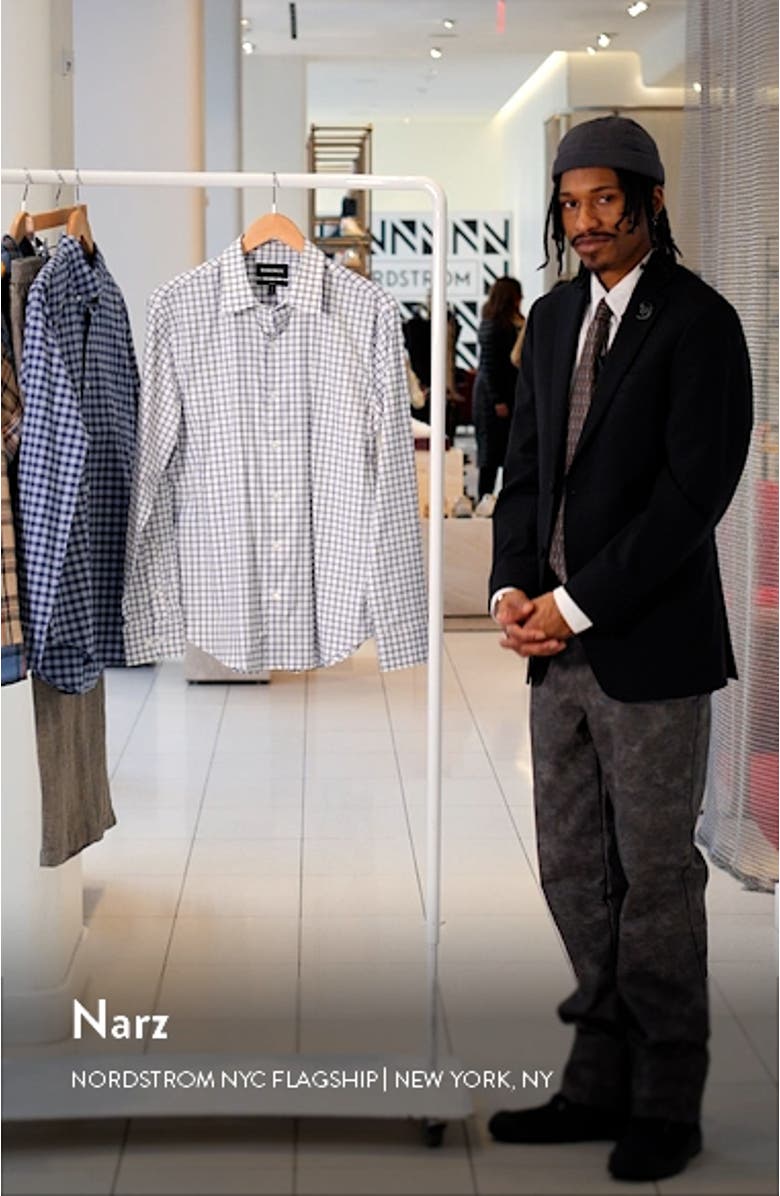 Tech Check Performance Button-Up Shirt, sales video thumbnail