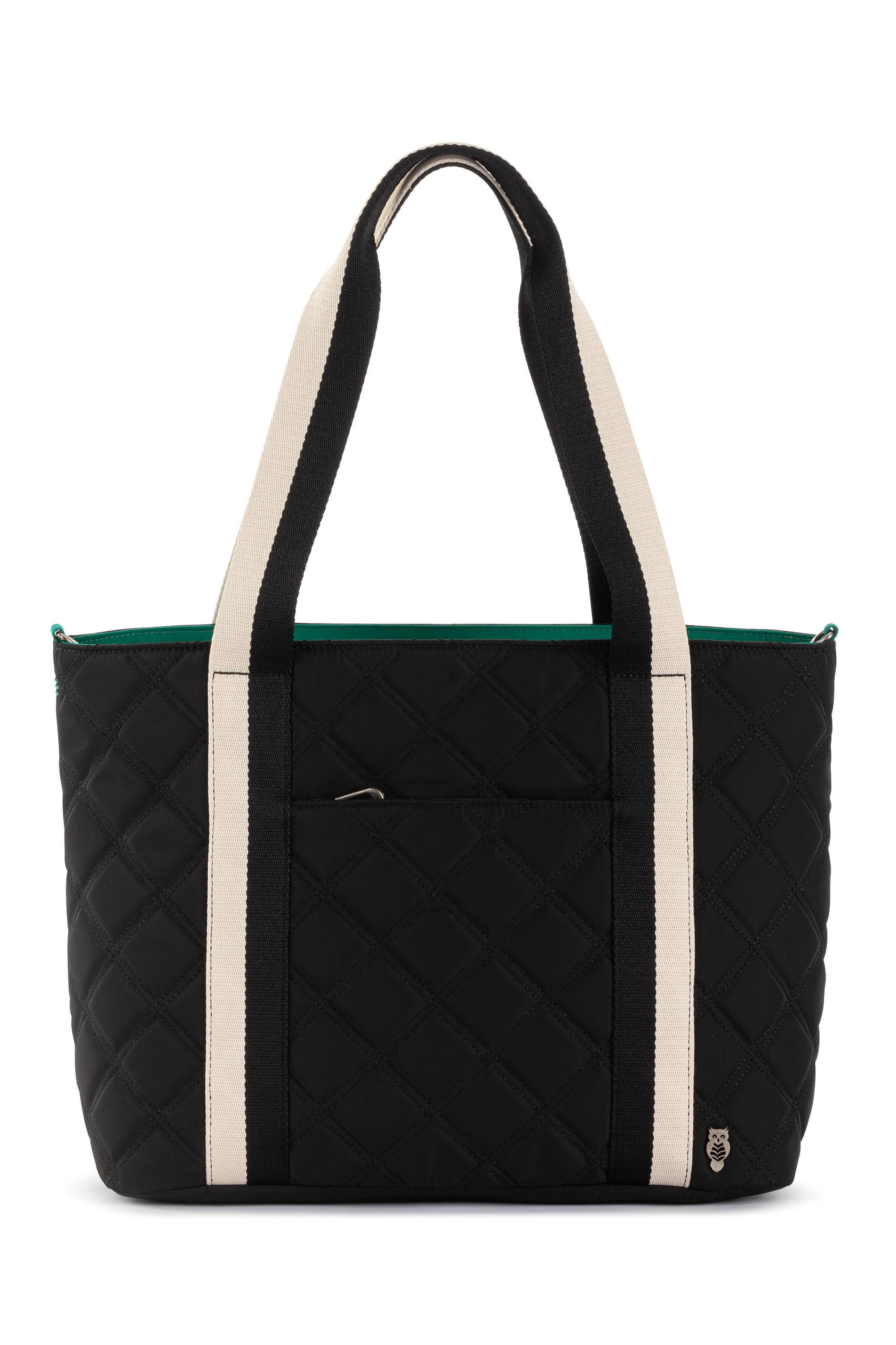 Sakroots Arlo Large Tote Bag - Quilted in Black Diamond Quilted 