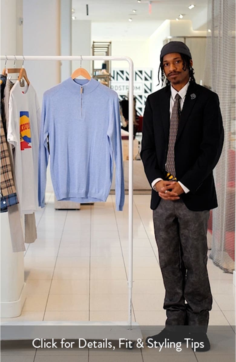 Braulio Quarter Zip Sweater, sales video thumbnail