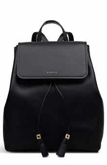 Radley Noble Alley Small Leather Flapover Backpack