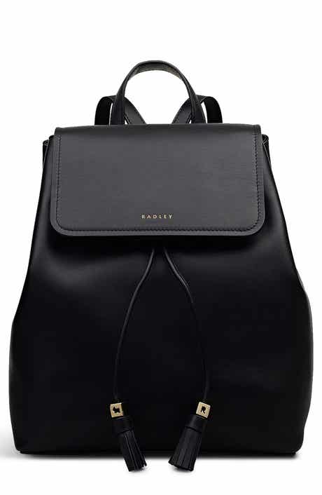 Radley Noble Alley Small Leather Flapover Backpack