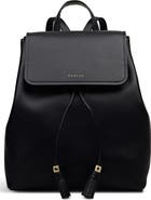 Radley Noble Alley Small Leather Flapover Backpack