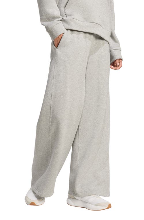 Adidas Originals Adidas All Szn Holiday Glitter Fleece Loose Pants In Animal Print