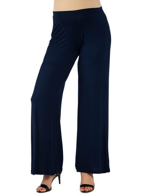 Maternity Solid Color Palazzo Pants