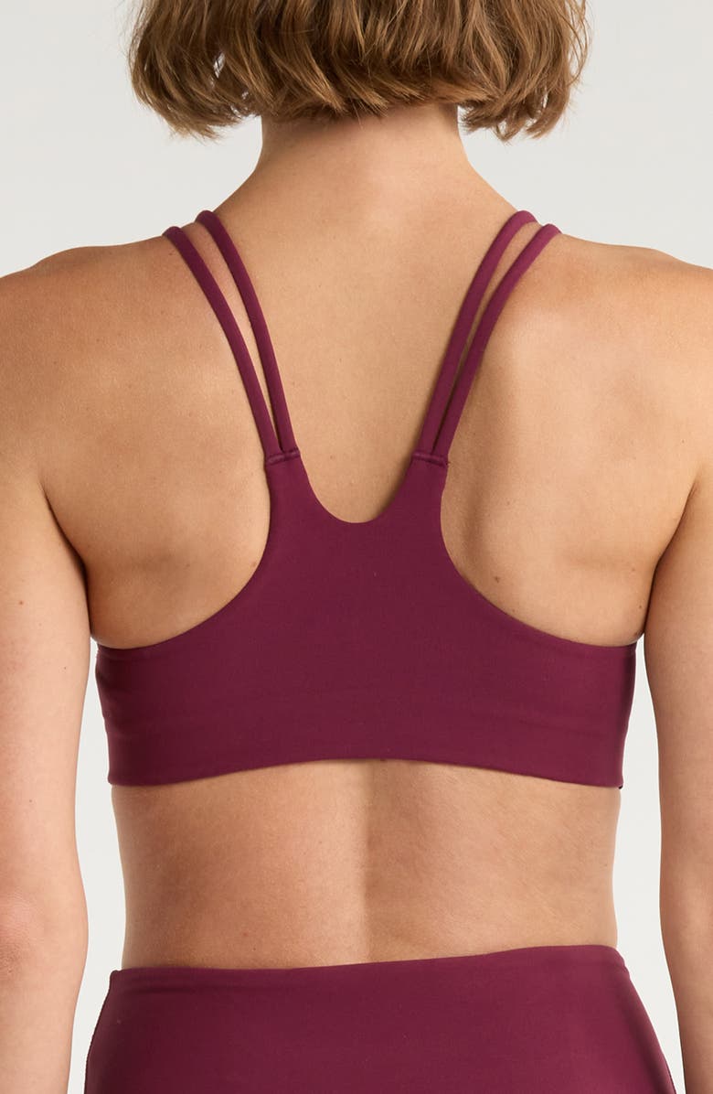 SPANX<sup>®</sup> SPANXsmooth<sup>™</sup> OnForm Low Impact Sports Bra, Alternate, color, Plum Berry