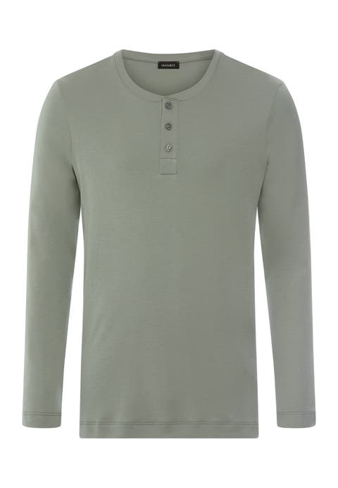 Cozy Comfort Cotton Henley Shirt