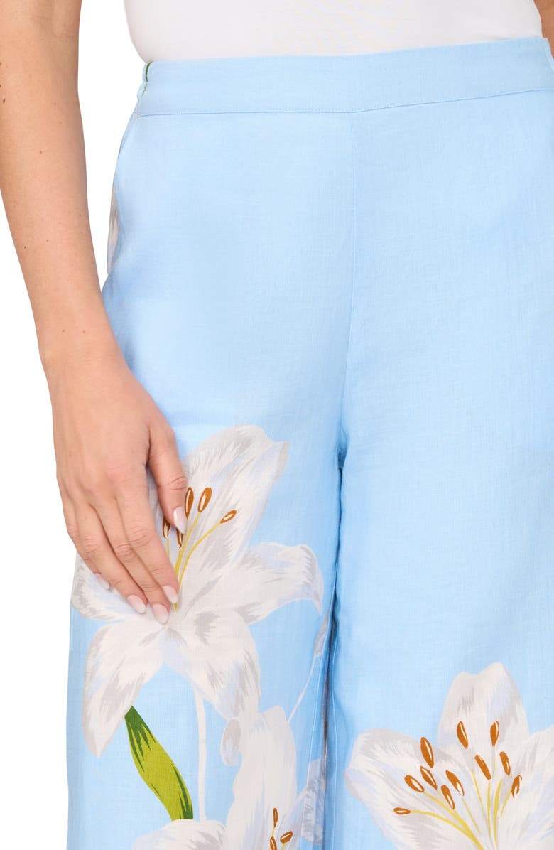 Ted Baker Nicola Wide Leg Pants, Alternate, color, Blue Surf