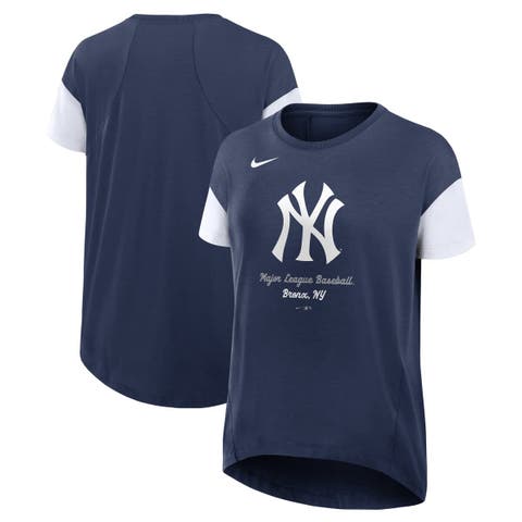 Women's Nike Navy New York Yankees Flowy Fashion T-Shirt