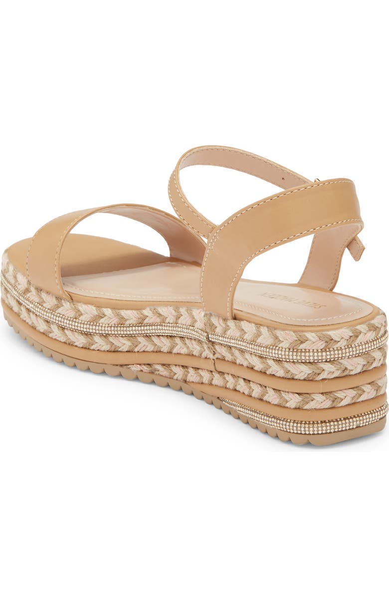 Steve Madden Kids' Berry Espadrille Wedge Sandal, Alternate, color, Cognac