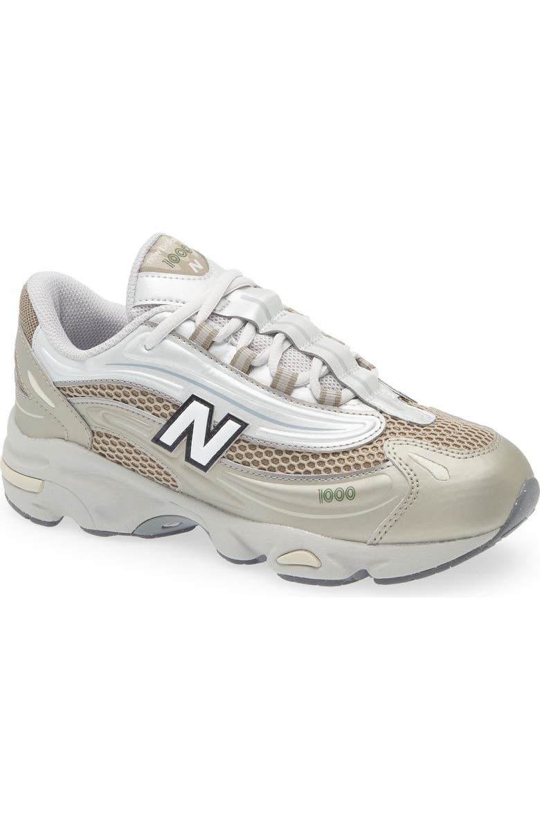 New Balance Kids' 1000 Sneaker, Main, color, Arid Stone/ Silver Metallic
