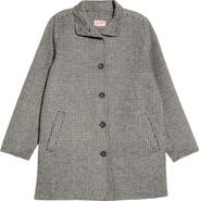 Marine Layer Stephanie Herringbone Wool Blend Cocoon Coat