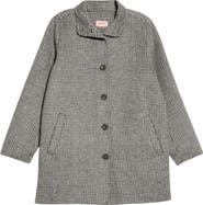 Marine Layer Stephanie Herringbone Wool Blend Cocoon Coat