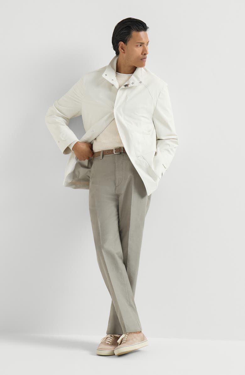 Brunello Cucinelli English Rib knit sweater, Alternate, color, Panama