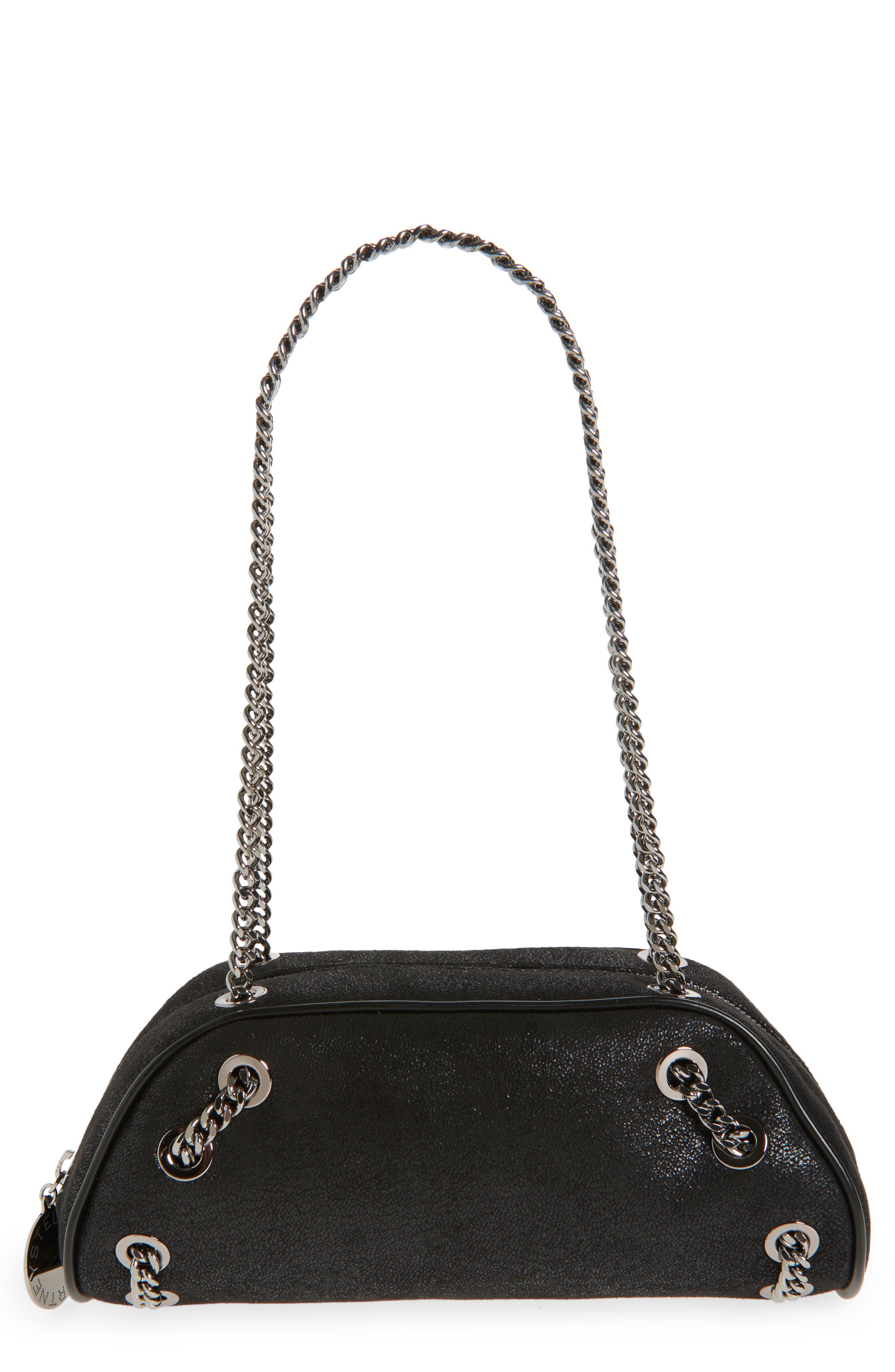 Stella McCartney Small Falabella Shaggy Deer Faux Leather Shoulder Bag, Main, color, 