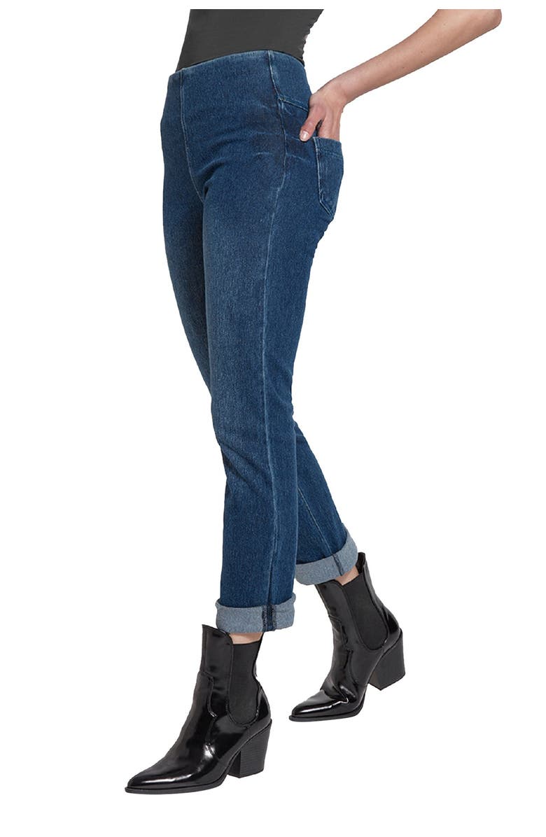 Lysse Roll Cuff Boyfriend Denim Pant, Alternate, color, 