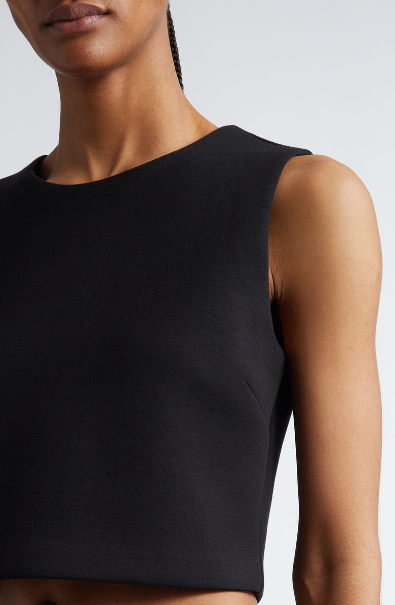 Max Mara Dazzy Sleeveless Jersey Crop Top, Alternate, color, 
