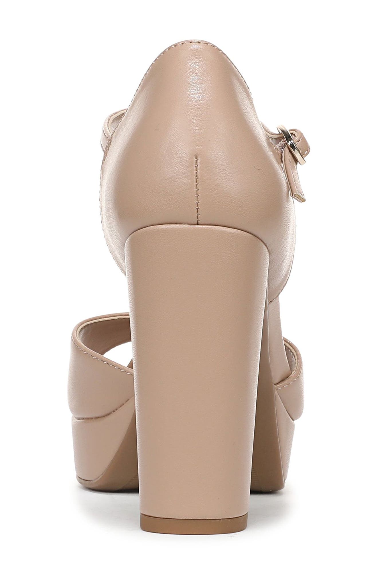 Novi Platform Sandal - Wide Width Available, Alternate, color, WARM TAUPE TAN FAUX LEATHER