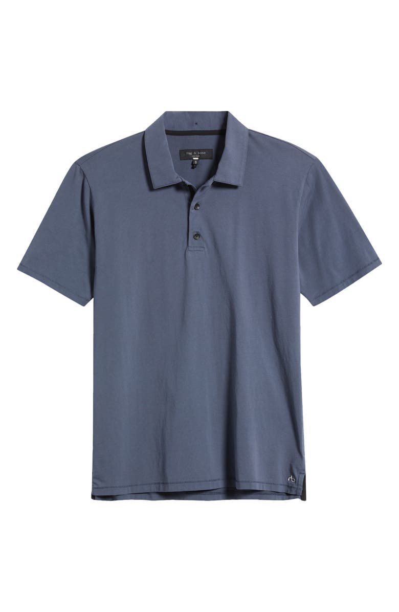 rag & bone Men's Principal Jersey Organic Cotton Polo, Alternate, color, Ombre