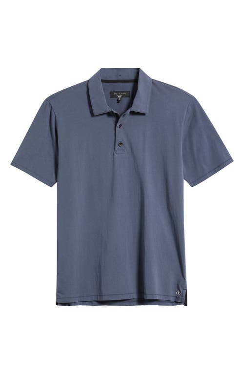 Rag & Bone Principal Jersey Organic Cotton Polo In Multi