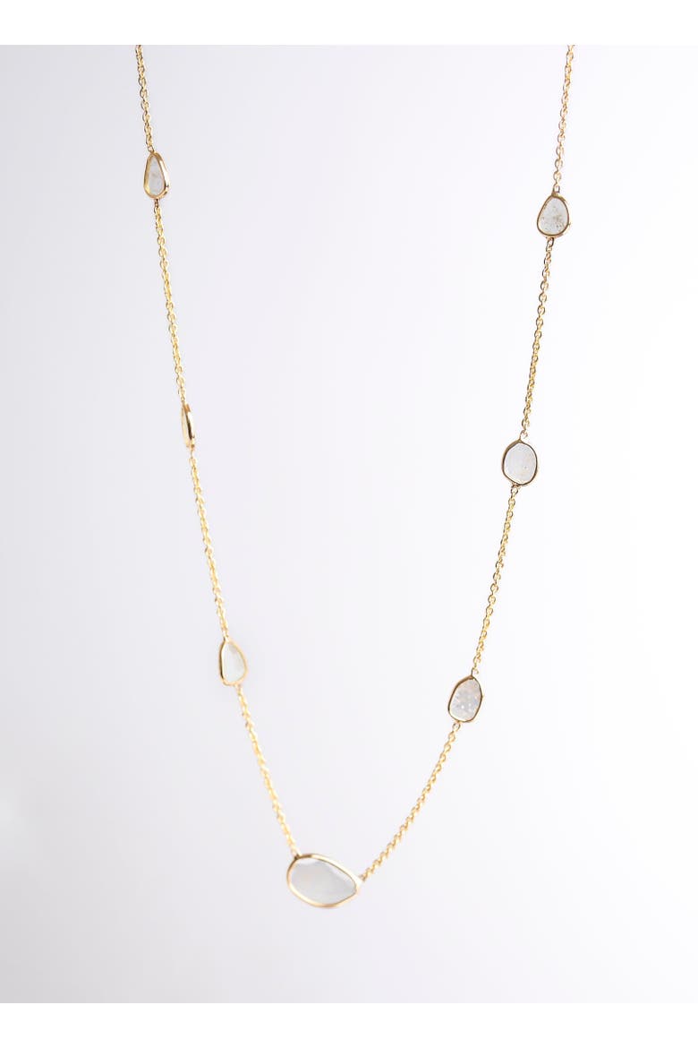 Moonlight Pendant Necklace, Alternate, color, White