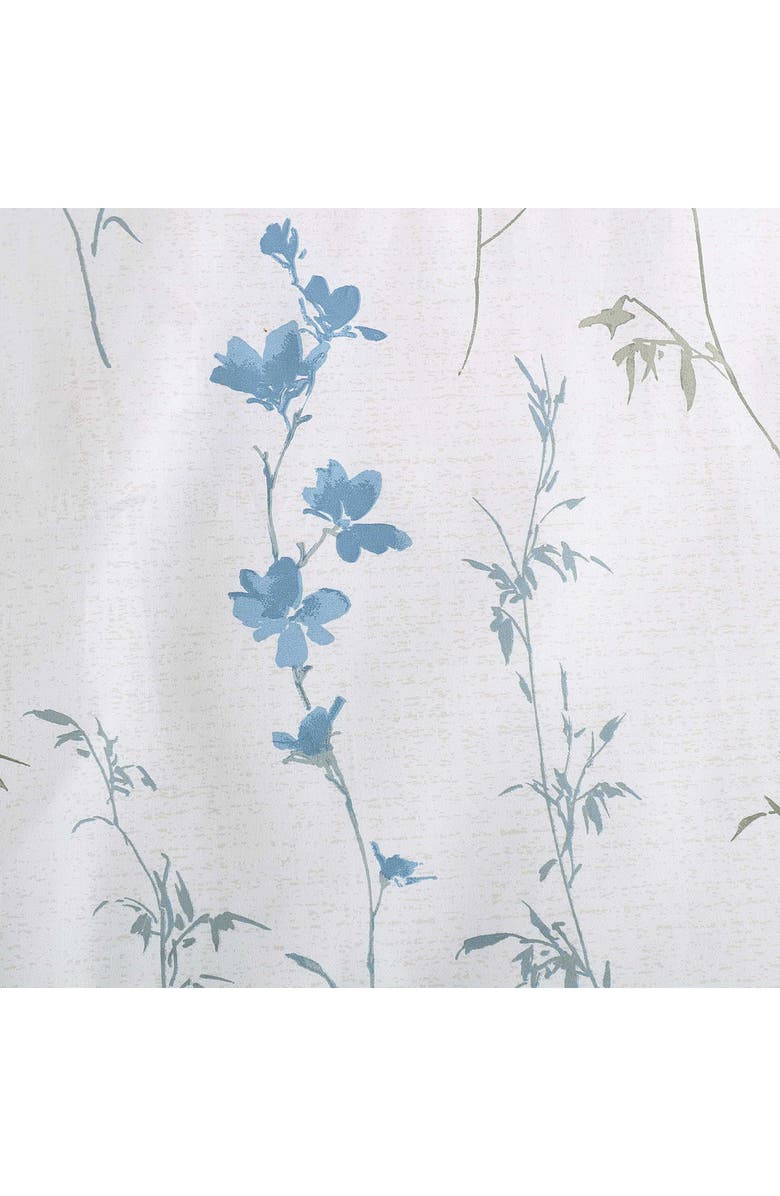 Calvin Klein Wildflower Duvet Cover & Shams Set, Alternate, color, Parchment White/Blue