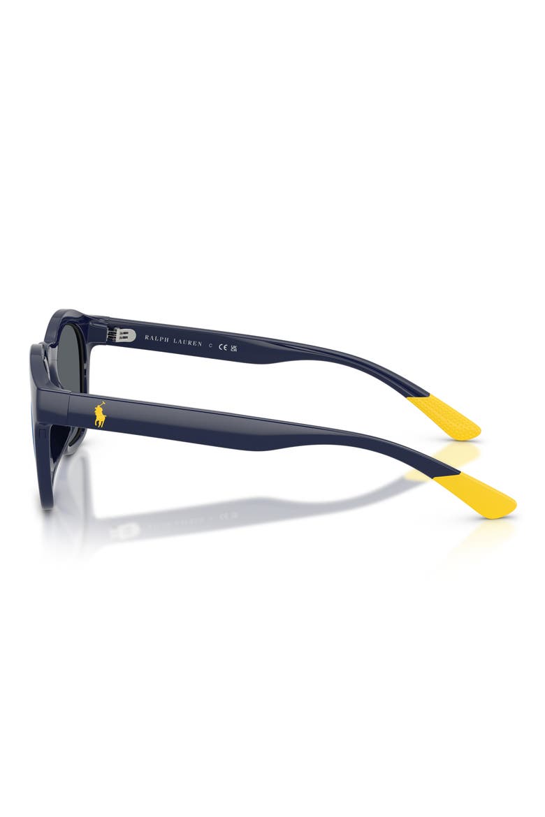 51mm Square Sunglasses, Alternate, color, SHINY NAVY BLUE / DARK BLUE