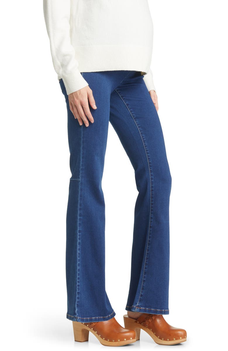 1822 Denim Better Butter Over the Bump Slim Bootcut Maternity Jeans, Alternate, color, Safia