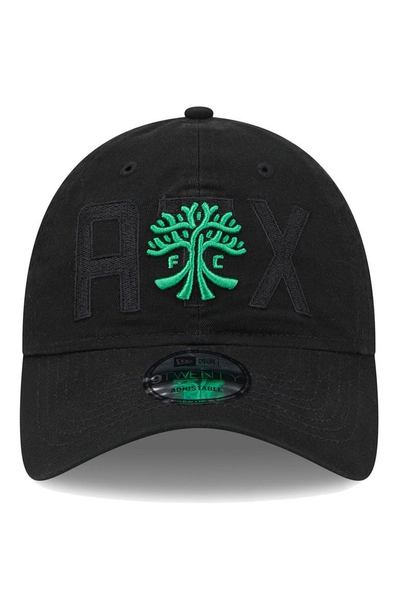 New Era Men's New Era Black Austin FC Kick Off 9TWENTY Adjustable Hat, Alternate, color, 