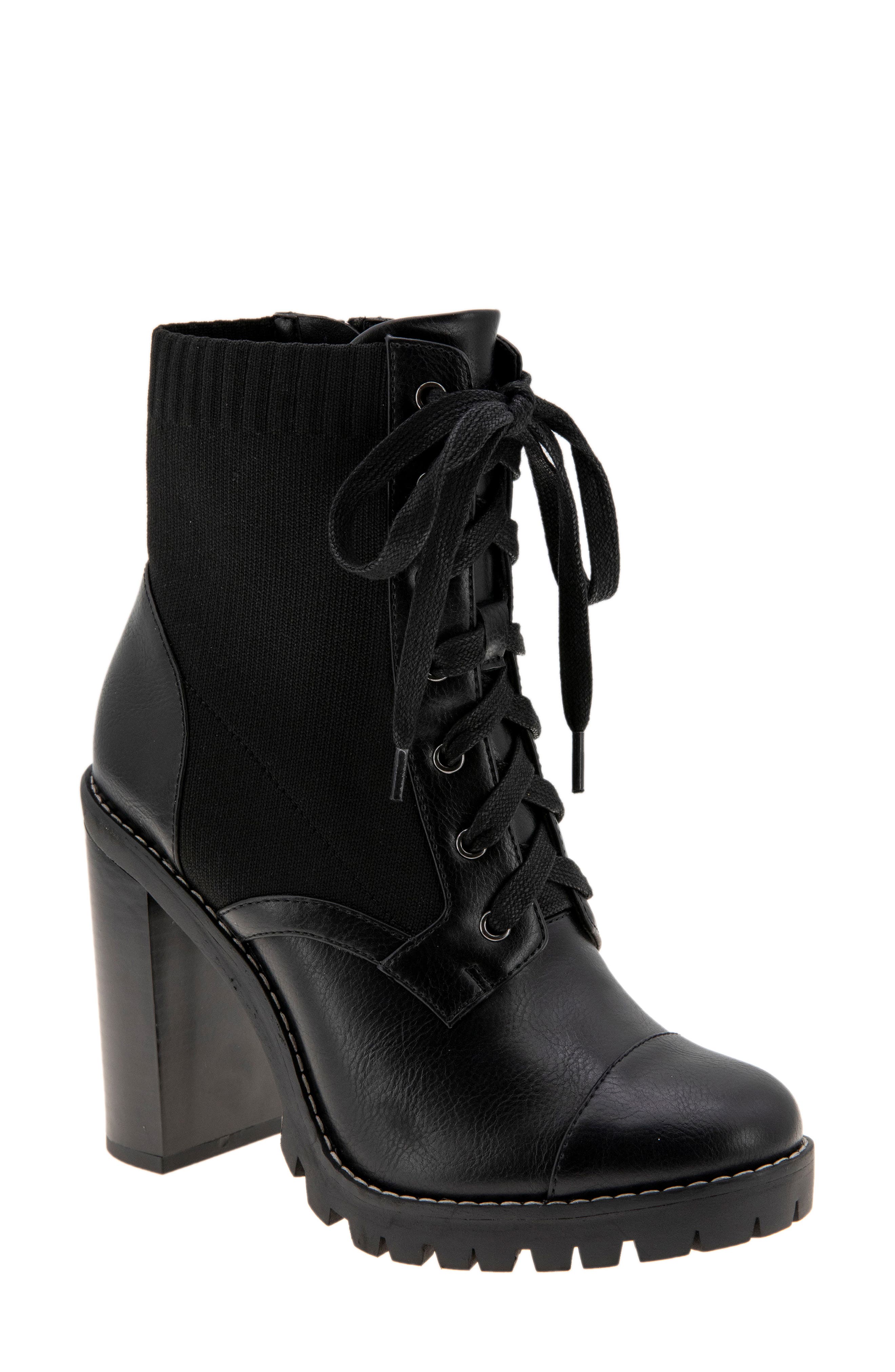 BCBGeneration Pilas Lace-Up Bootie, Main, color, 