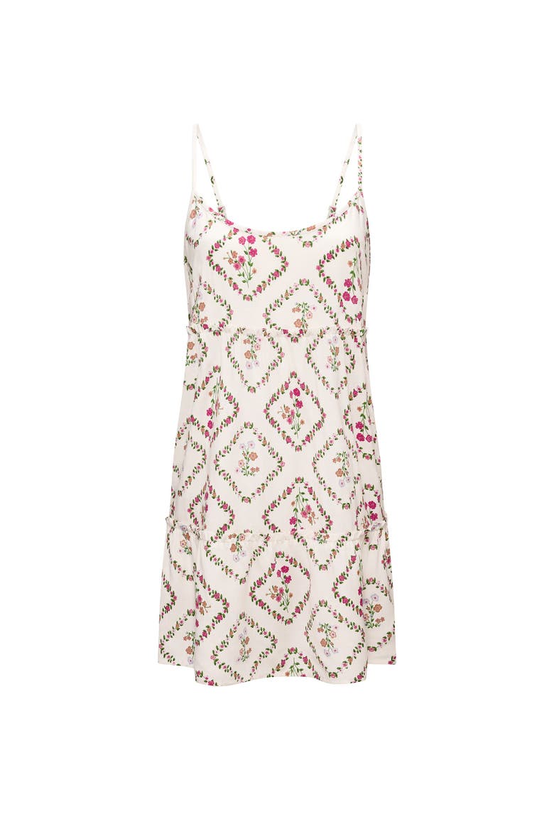 Dove Slip, Alternate, color, Floral beige