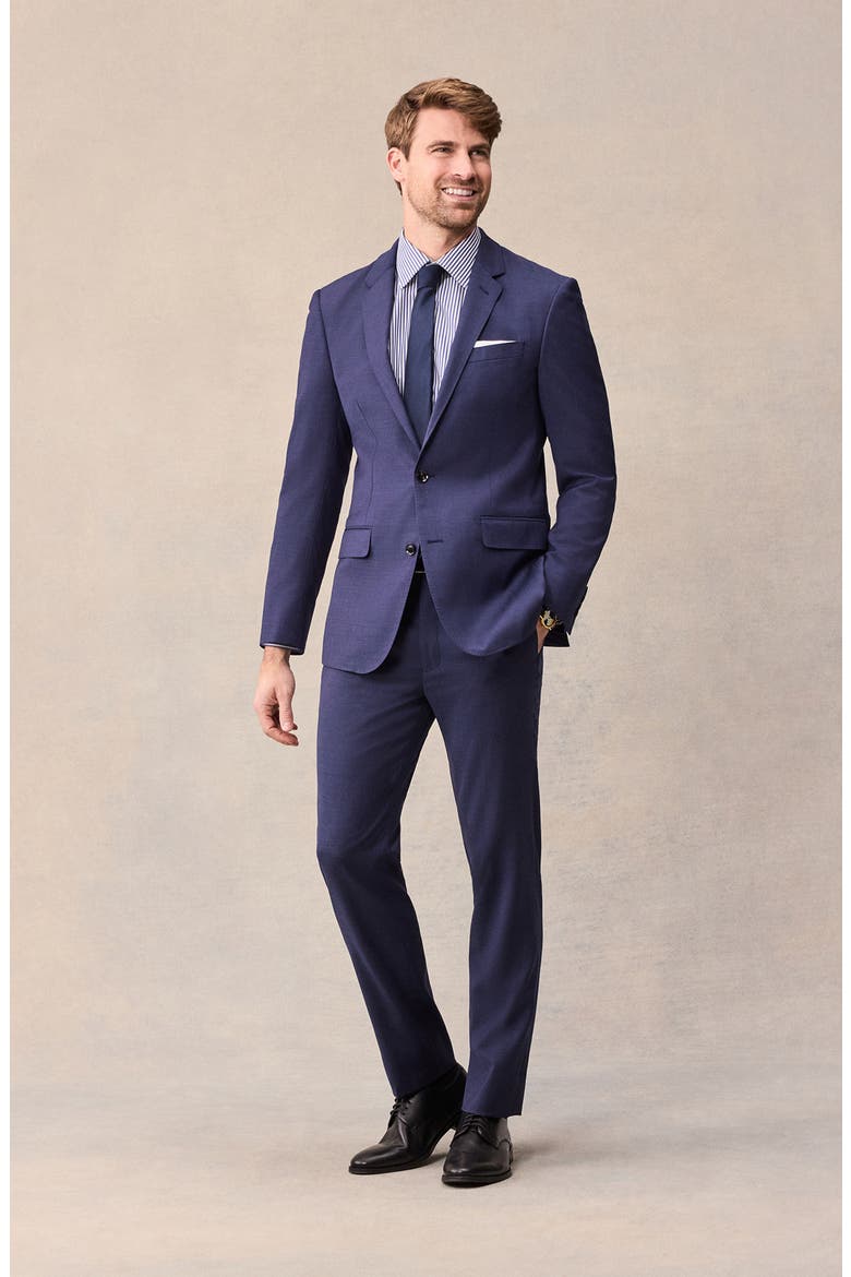 Classic Suit Pants, Alternate, color, Blue