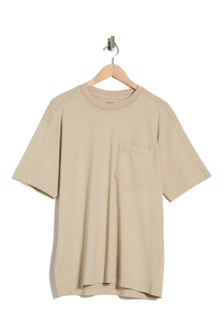 Acid Wash Pocket T-Shirt, Alternate, color, TAN NANTUCKET