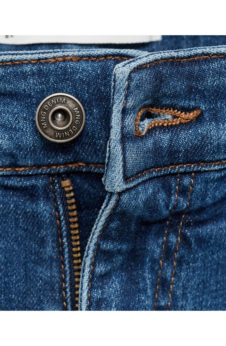 MANGO Jude Skinny Fit Stretch Denim Jeans, Alternate, color, Dark Blue