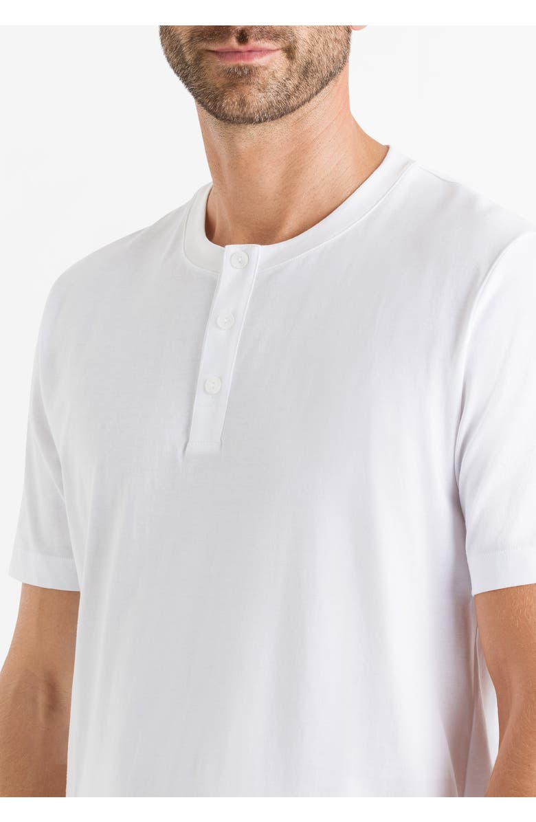Hanro Living Shirts Cotton Henley T-Shirt, Alternate, color, 