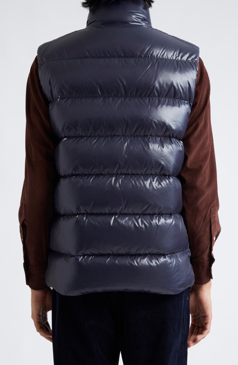 Moncler Tibb Down Puffer Vest, Alternate, color, Navy Blue