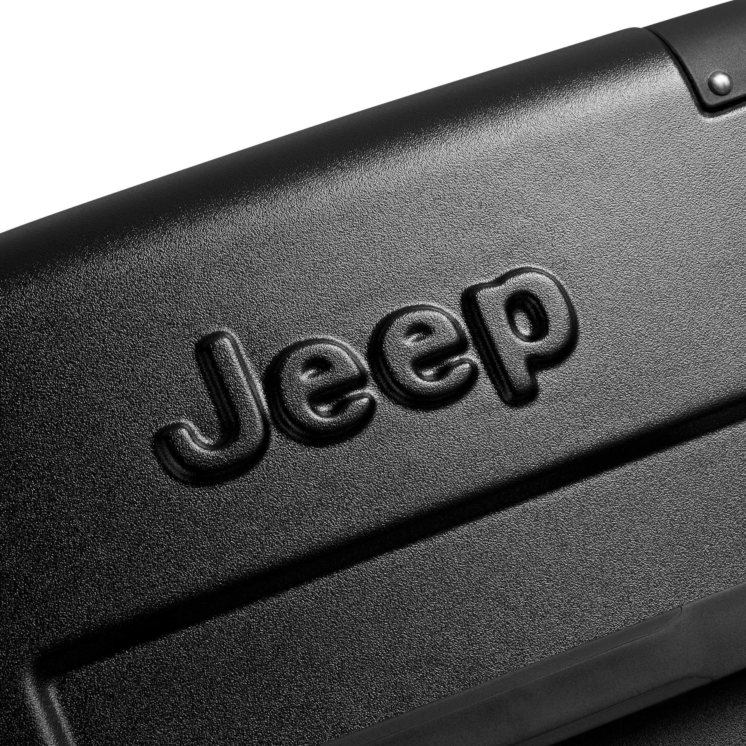 JEEP JH002B Checked-Large 29 Inch Hardside Expandable Luggage with Spinner Wheels, Alternate, color, Black