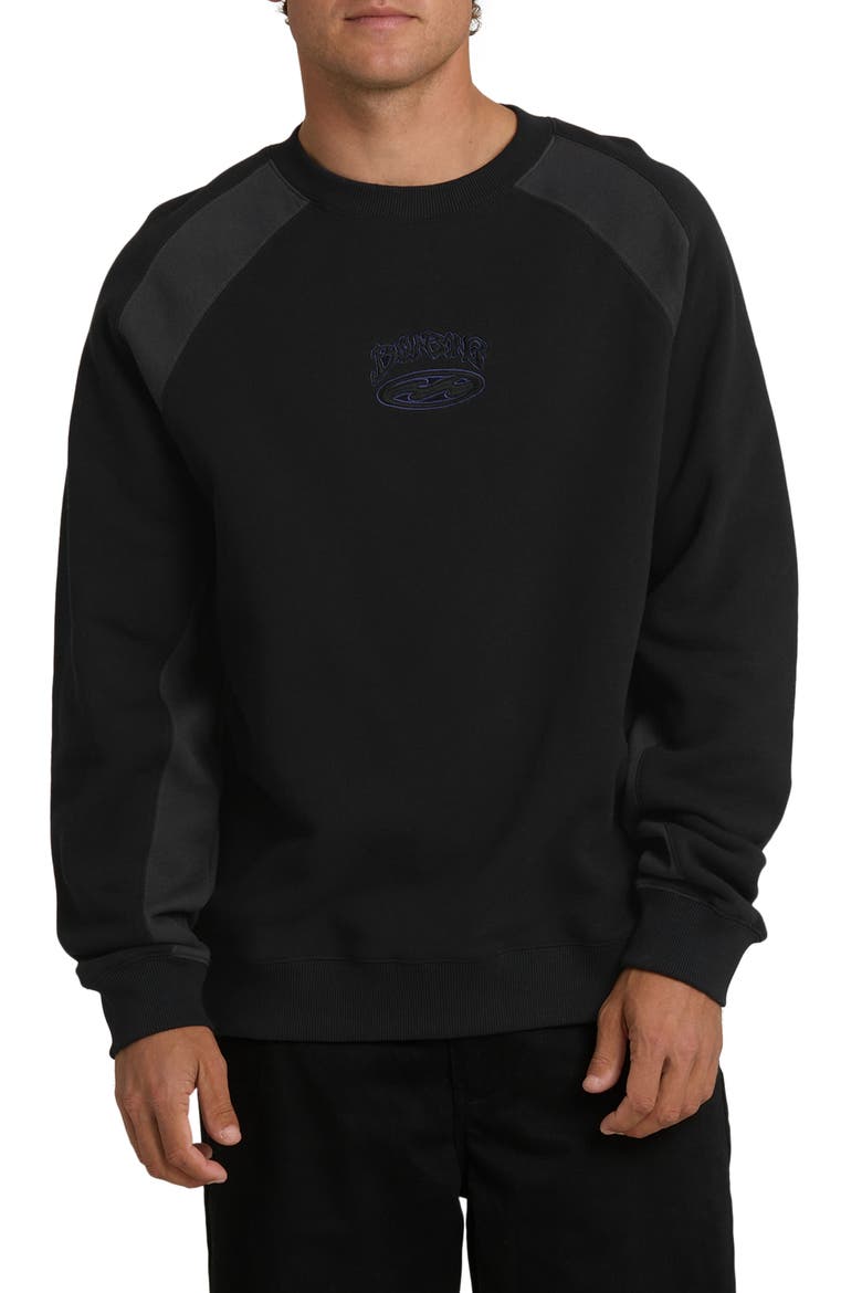 Bad Dog Embroidered Sweatshirt, Main, color, BLACK