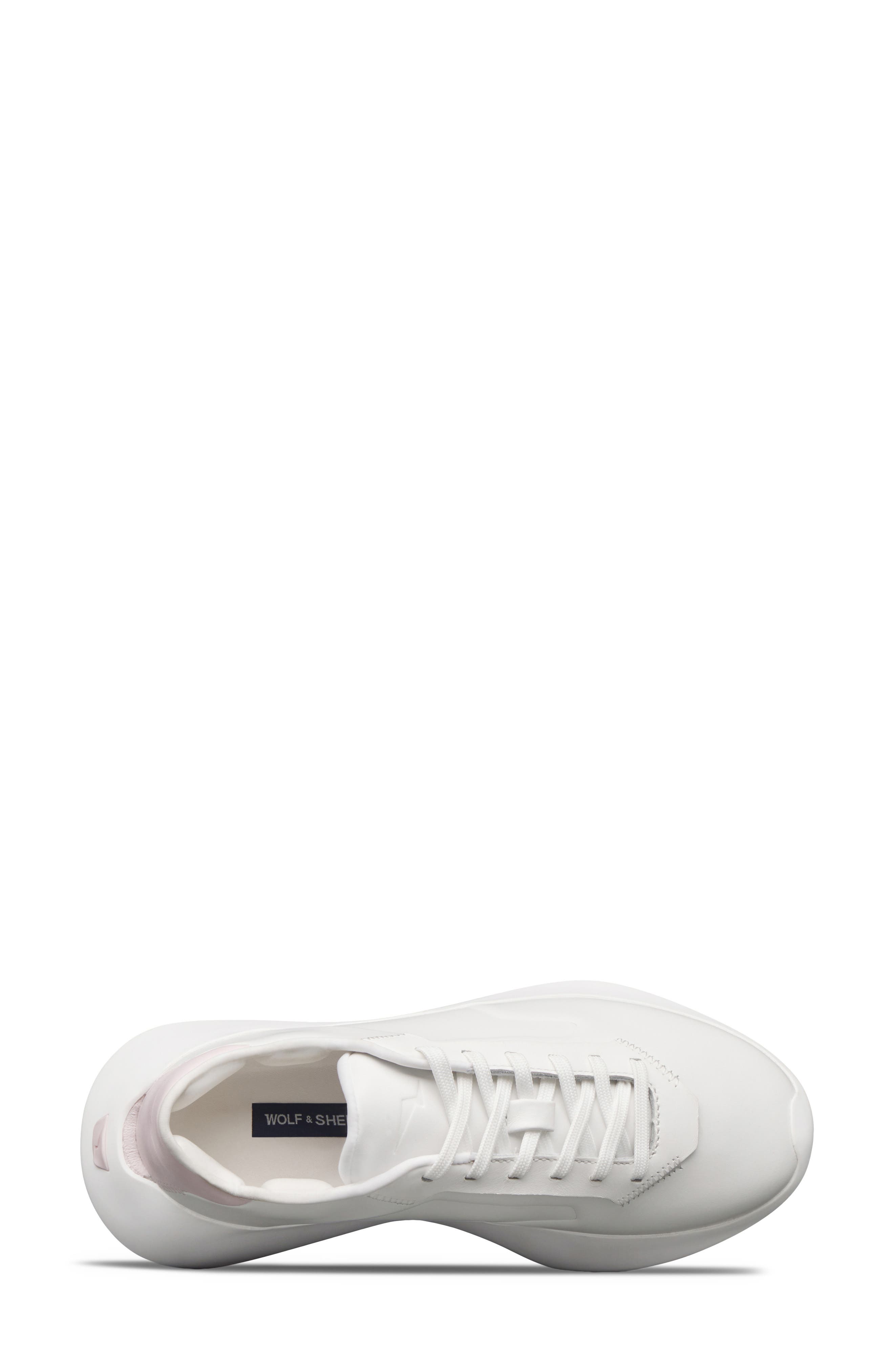 Wolf & Shepherd Toro Classic Sneaker, Alternate, color, White Pink / White