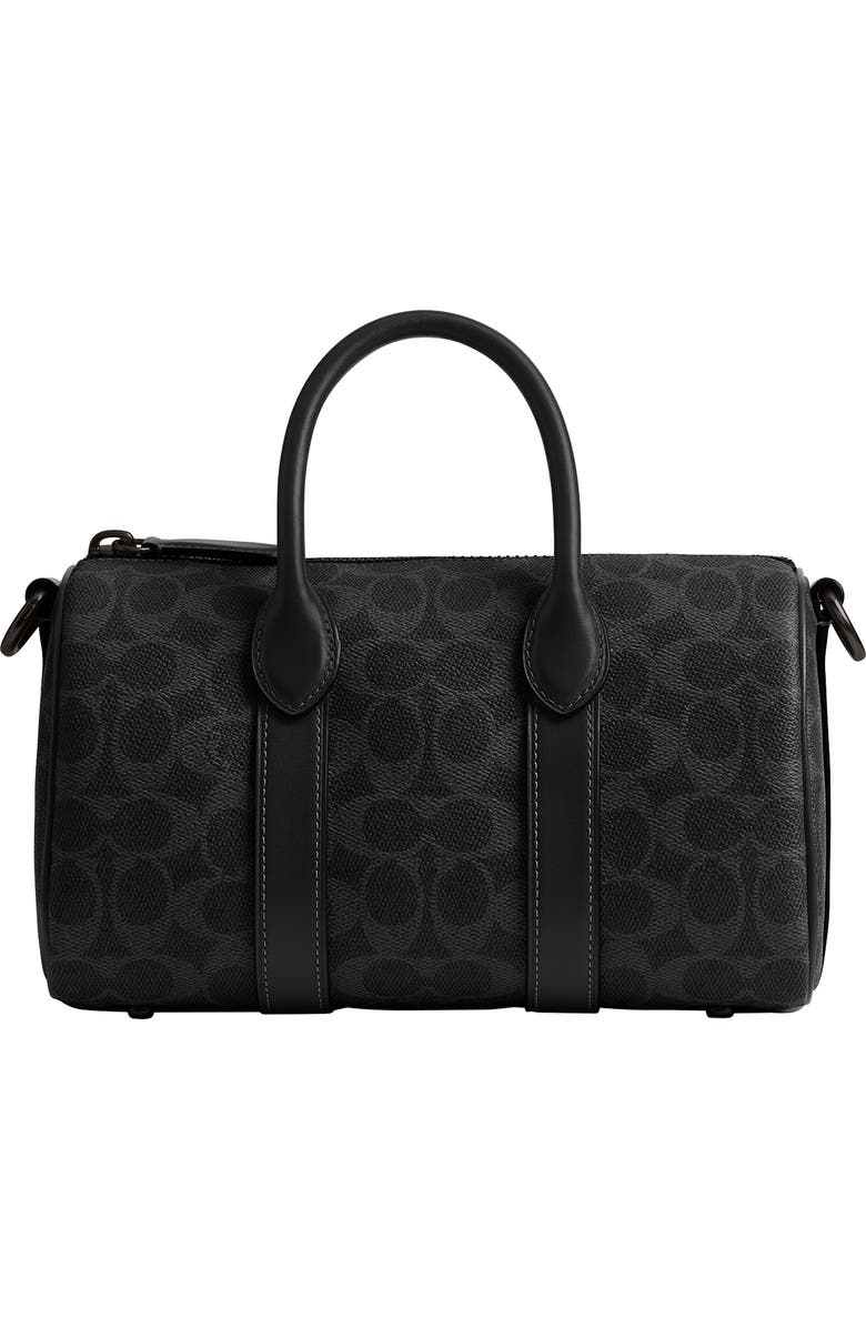 COACH Compass Signature 25 Coated Canvas Duffle Bag, Alternate, color,