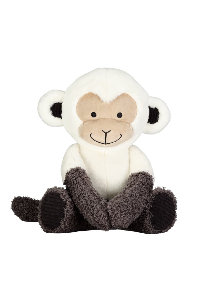 Jungle Party Plush Monkey Stuffed Animal Toy - Charlie, Main, color, White
