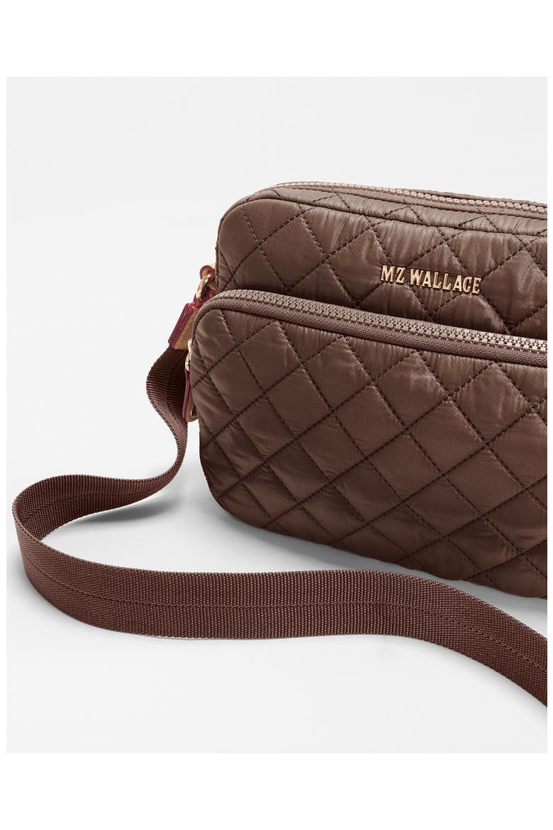 Small Metro II Quilted Nylon Camera Bag, Alternate, color, WALNUT