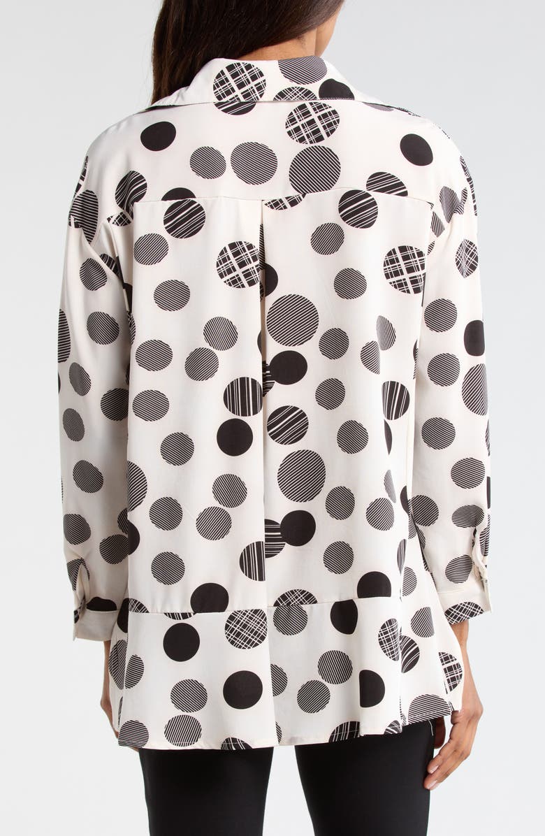 PATRIZIA LUCA Mix Dot Top, Alternate, color, White