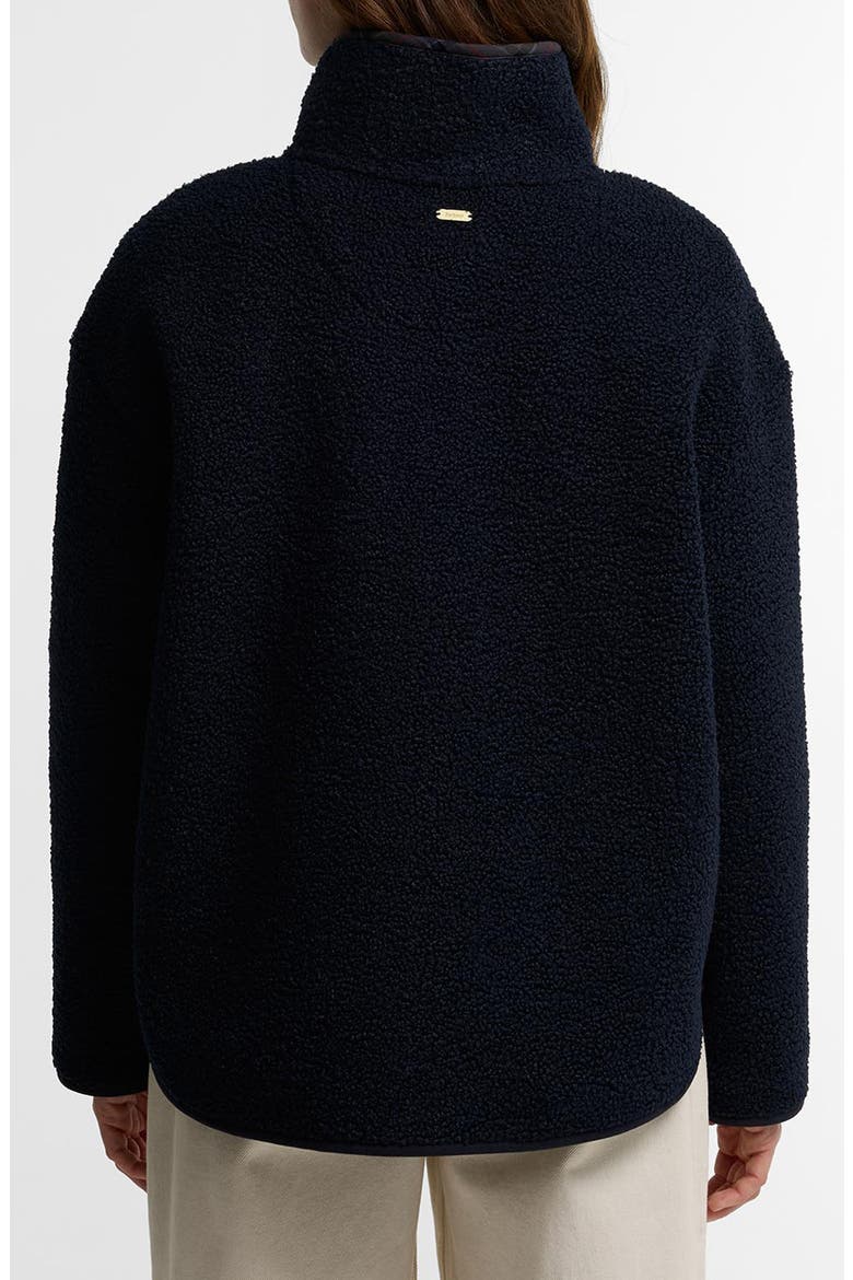Merys Quarter Zip Fleece Pullover, Alternate, color, DARK NAVY